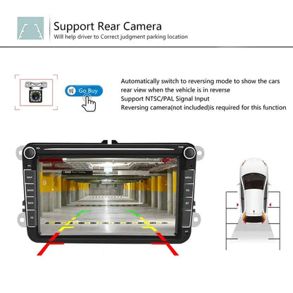 Android 12 VW Autoradio: 2-DIN, GPS, WLAN RSHOP 