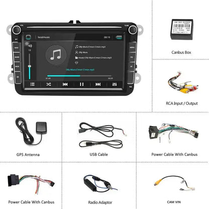 Android 12 VW Autoradio: 2-DIN, GPS, WLAN RSHOP 