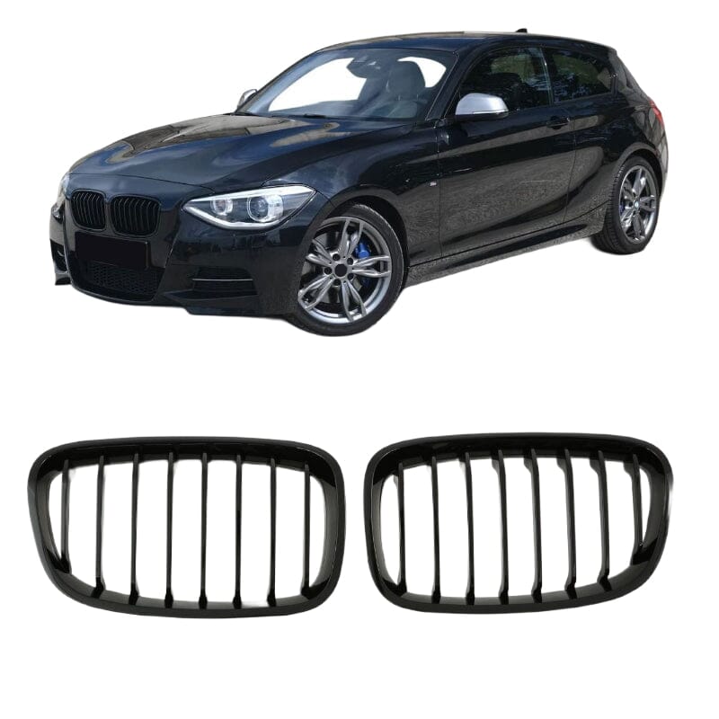 BMW 1ER F20 F21 KÜHLERGRILL GLANZ SCHWARZ 2011-2015 - RSHOP