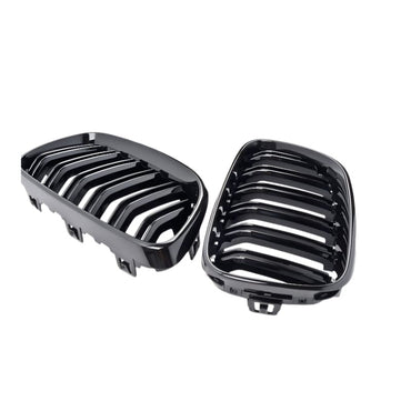 BMW 2ER F22 F23 F87 KÜHLERGRILL DOPPELSTEG GLANZ SCHWARZ - RSHOP