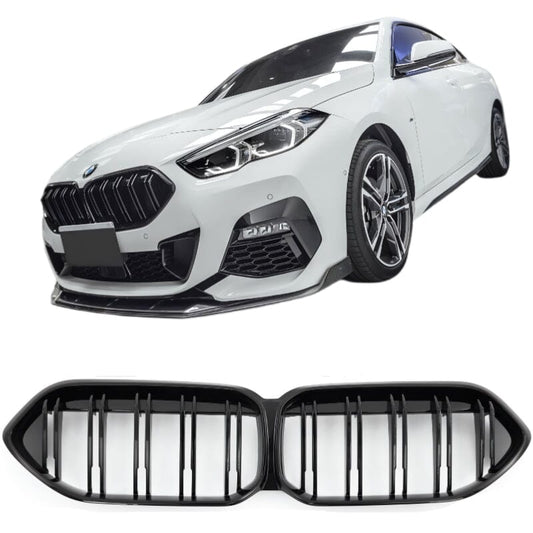 BMW 2ER F44 GRAN COUPE KÜHLERGRILL DOPPELSTEG GLANZ SCHWARZ - RSHOP