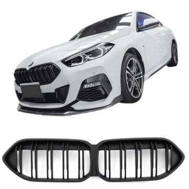 BMW 2ER F44 GRAN COUPE KÜHLERGRILL DOPPELSTEG MATT SCHWARZ - RSHOP