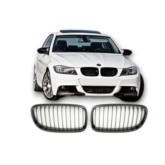 BMW 3er E90 E91 AB 08 SPORT KÜHLERGRILL GLANZ SCHWARZ - RSHOP