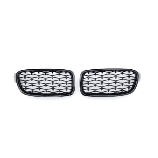 BMW 3ER F30 F31 SPORT GRILL DIAMANT GLANZ SCHWARZ - RSHOP