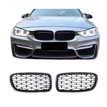 BMW 3ER F30 F31 SPORT GRILL DIAMANT GLANZ SCHWARZ - RSHOP