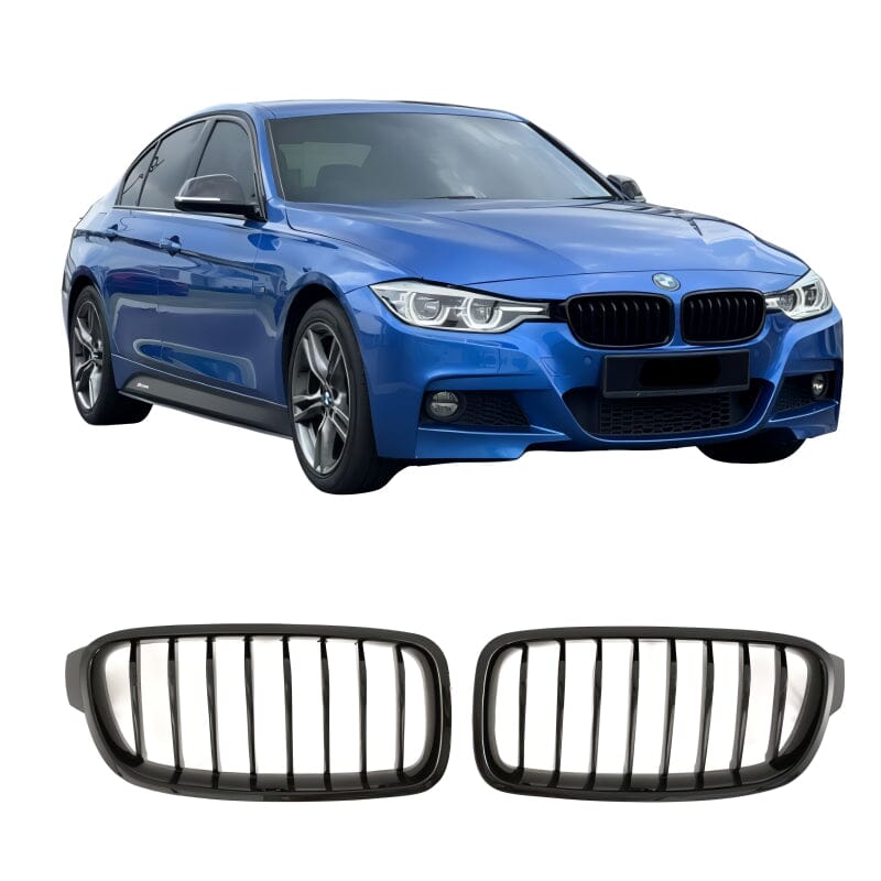 BMW 3ER F30 F31 SPORT GRILL GLANZ SCHWARZ - RSHOP