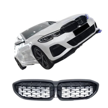 BMW 3ER G20 G21 vor-LCI KÜHLERGRILL GRILL GLANZ SCHWARZ DIAMANT - RSHOP