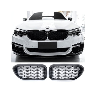 BMW 5ER G30 G31 KÜHLERGRILL DIAMANT GLANZ SCHWARZ - RSHOP