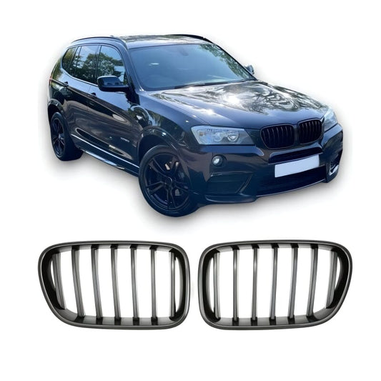 BMW X3 F25 vor-LCI 2010-2014 KÜHLERGRILL GLANZ SCHWARZ - RSHOP