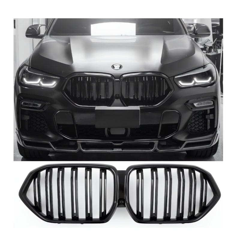 BMW X6 G06 KÜHLERGRILL M DESIGN GLANZ SCHWARZ - RSHOP