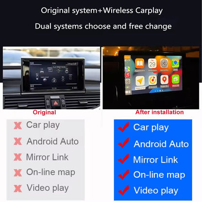 CARPLAY EASE CarPlay und Android Auto Adapter für AUDI A4 / A5 MIB 3 RSHOP 