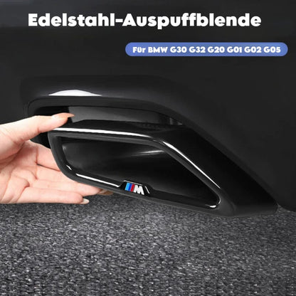 Edelstahl-Auspuffblende für BMW Modelle G30/G32, G20, G05/G06/G07, G01/G02 - RSHOP