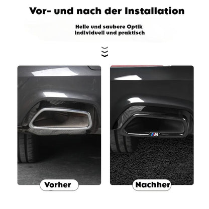 Edelstahl-Auspuffblende für BMW Modelle G30/G32, G20, G05/G06/G07, G01/G02 - RSHOP