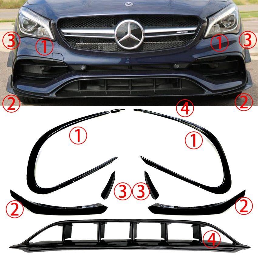 Frontspoiler für Mercedes C117 CLA-Klasse Facelift RSHOP 