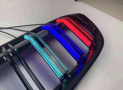 Hochmoderner LED-Frontgrill in BMW M-Farben für BMW 3er und 5er RSHOP 