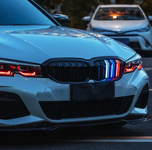 Hochmoderner LED-Frontgrill in BMW M-Farben für BMW 3er und 5er RSHOP 