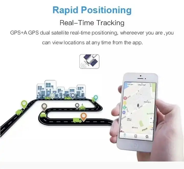 Kompakter Mini-Auto GPS Tracker: GSM-Ortungsgerät - GPS Locator GF07 - RSHOP