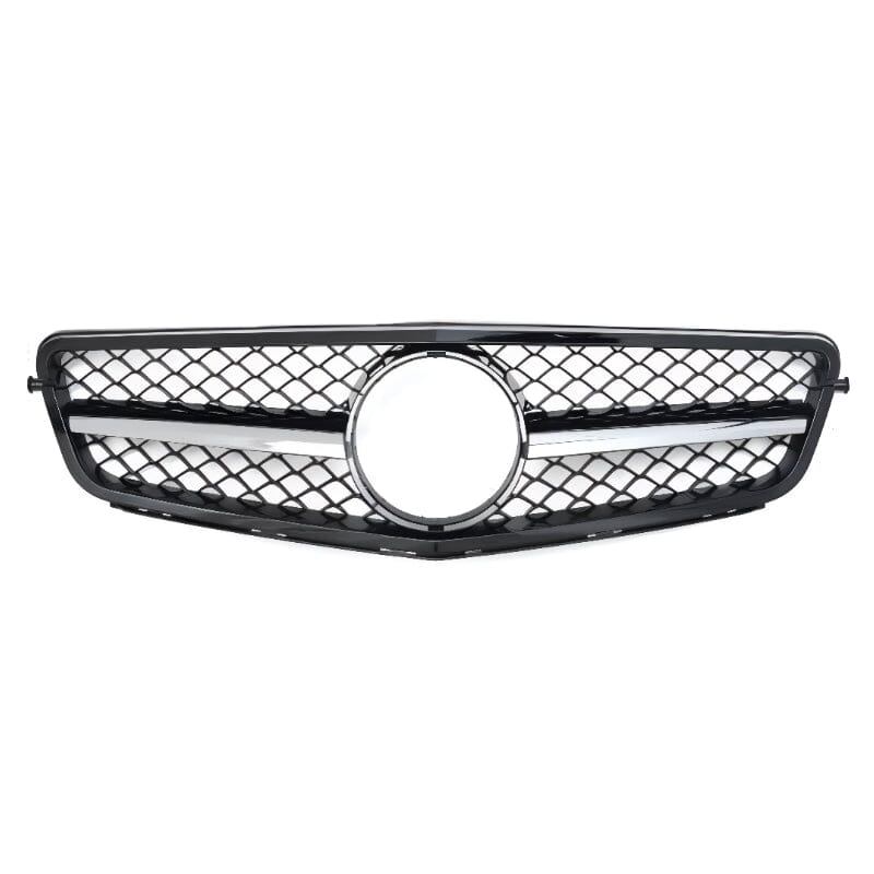 Mercedes C-Klasse W204 S204 Sportgrill Schwarz + Chrom RSHOP 