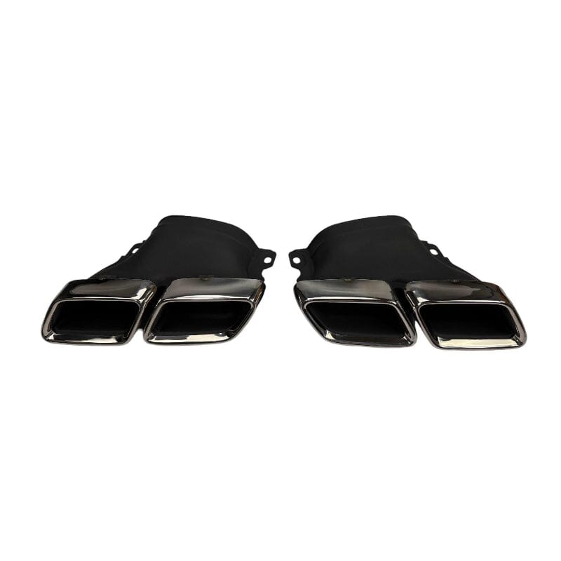 Mercedes C-Klasse W205 Diffusor + Auspuffblenden 2x2 Chrom – Serienausstattung RS 