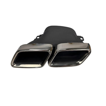 Mercedes C-Klasse W205 Diffusor + Auspuffblenden 2x2 Chrom – Serienausstattung RS 