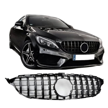 Mercedes C-Klasse W205 Vor-Facelift Panamericana GTR Optik Sportgrill RSHOP 