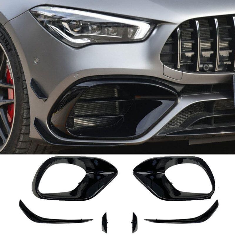 Mercedes CLA 45 AMG C118 X118 Frontsplitter Kit – Schwarz – Sportlicher Look RS 