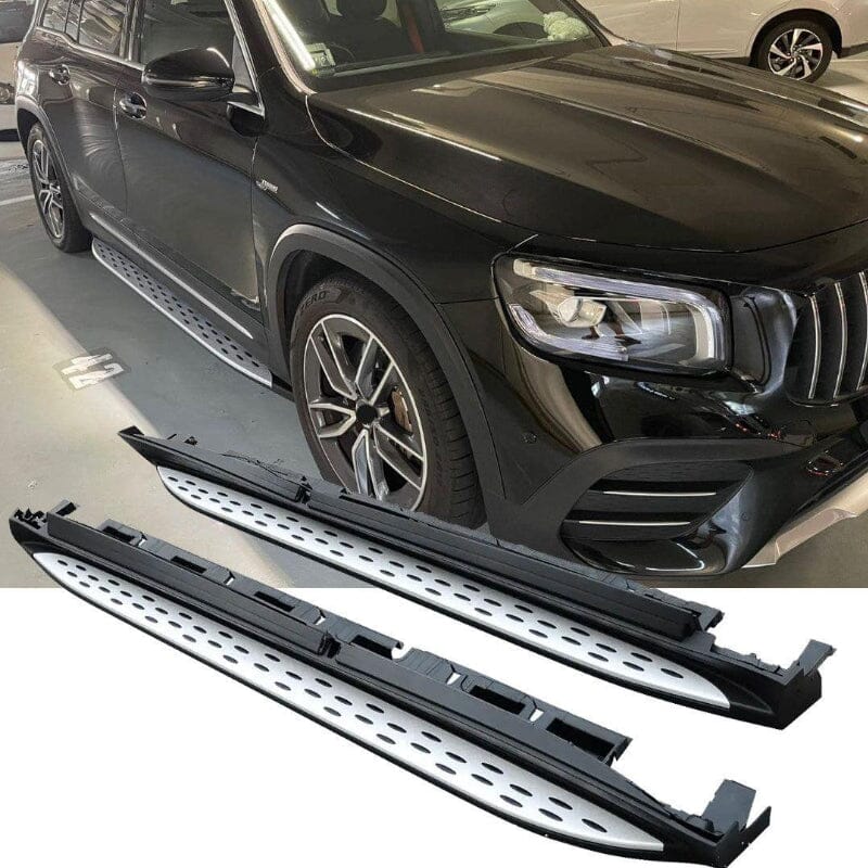 Mercedes GLB X247 Alu Trittbretter (Side Steps) mit Anti-Rutsch Noppen RS 