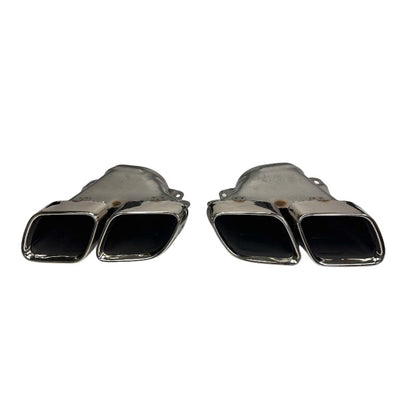 Mercedes GLE W167 SUV Diffusor mit Auspuffblenden 2x2 (Chrom) RS 