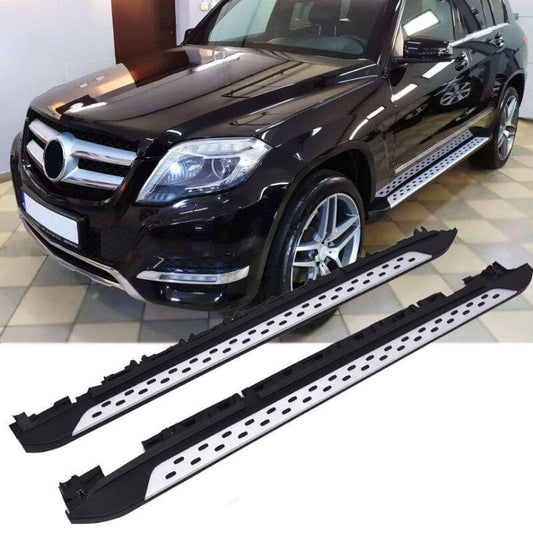 Mercedes GLK X204 Alu Trittbretter (Side Steps) mit Anti-Rutsch Noppen 2008–2015 RS 
