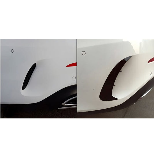 Mercedes V177 A-Klasse AERO FLAPS SCHWARZ hinten AMG OPTIK - RSHOP