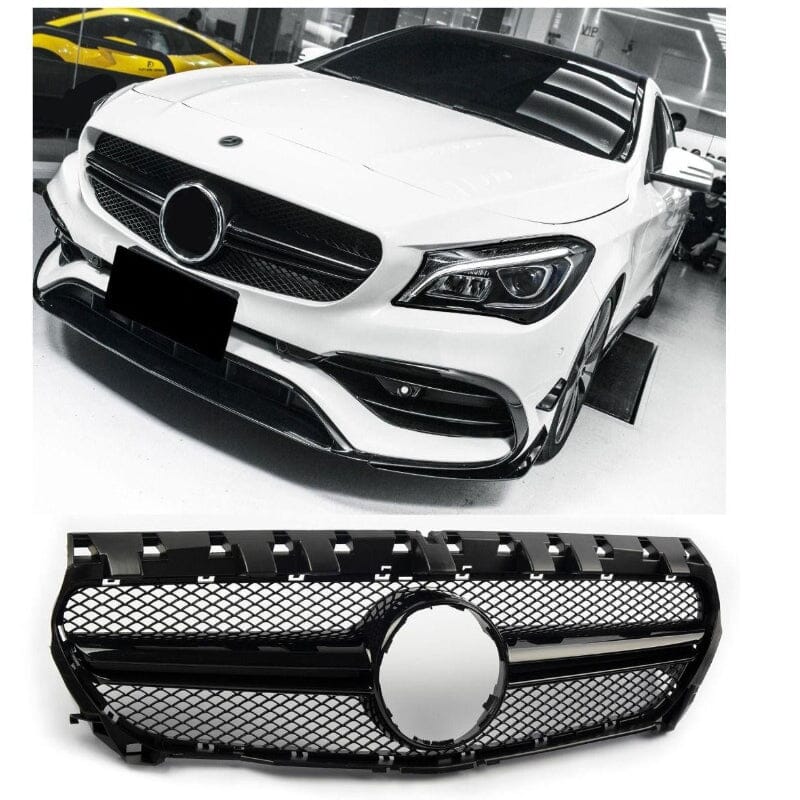 Sport Kühlergrill für Mercedes CLA-Klasse C117 Schwarz RSHOP 