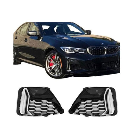 Stossstange Gitter M340i OPTIK CHROM passt für BMW 3er G20 G21 vor-LCI mit M-Sport paket 2019-2022 - RSHOP